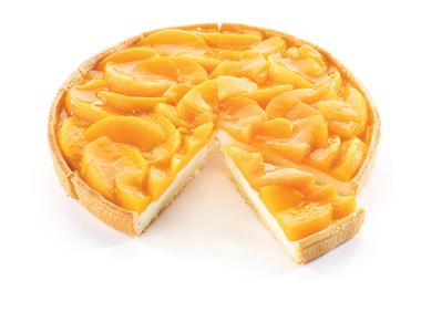Tarta krojona z brzoskwiniami symbol 51682.01 1,5kg x 1szt - KOMPLET